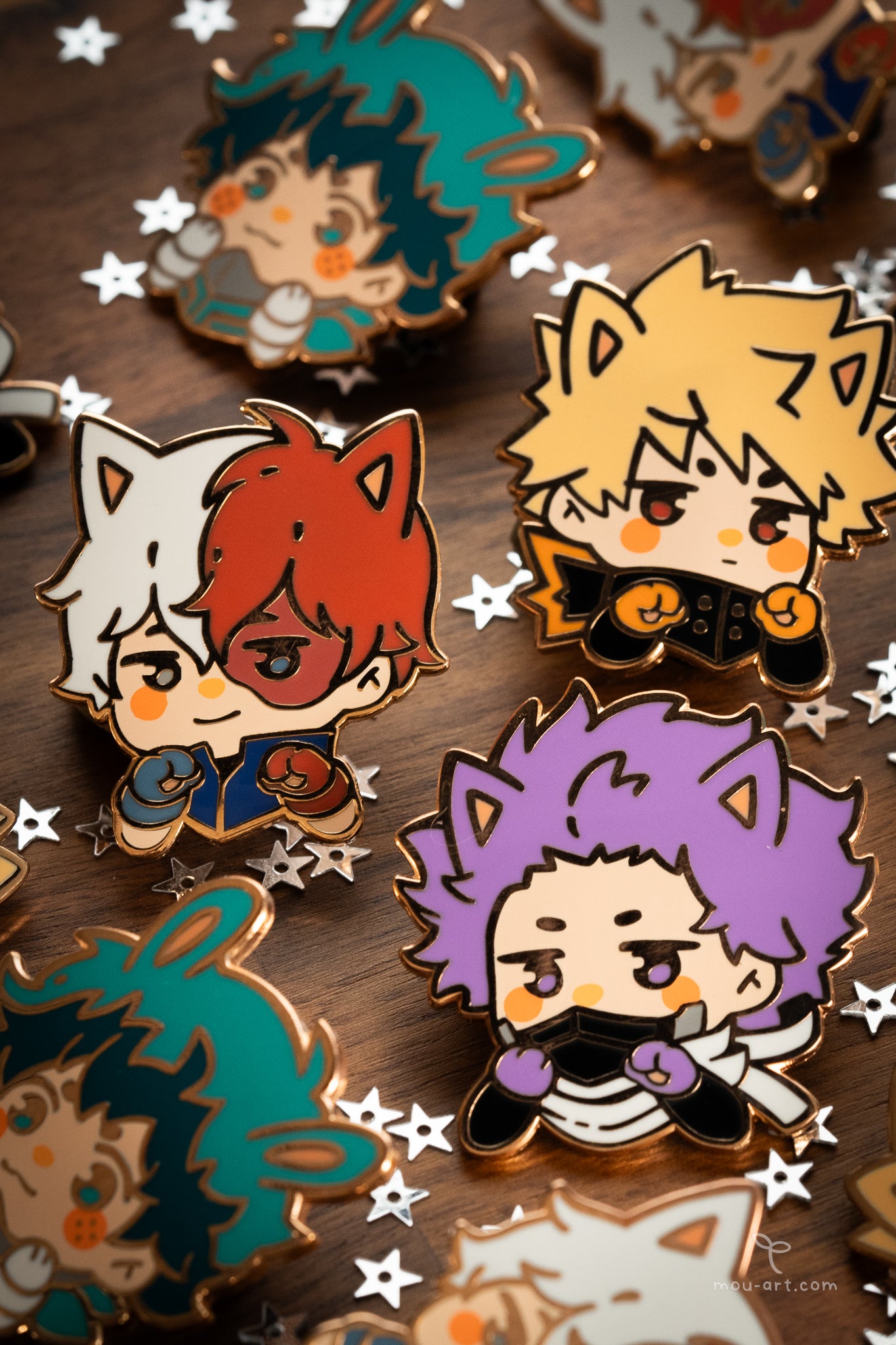 My Little Hero Enamel Pins