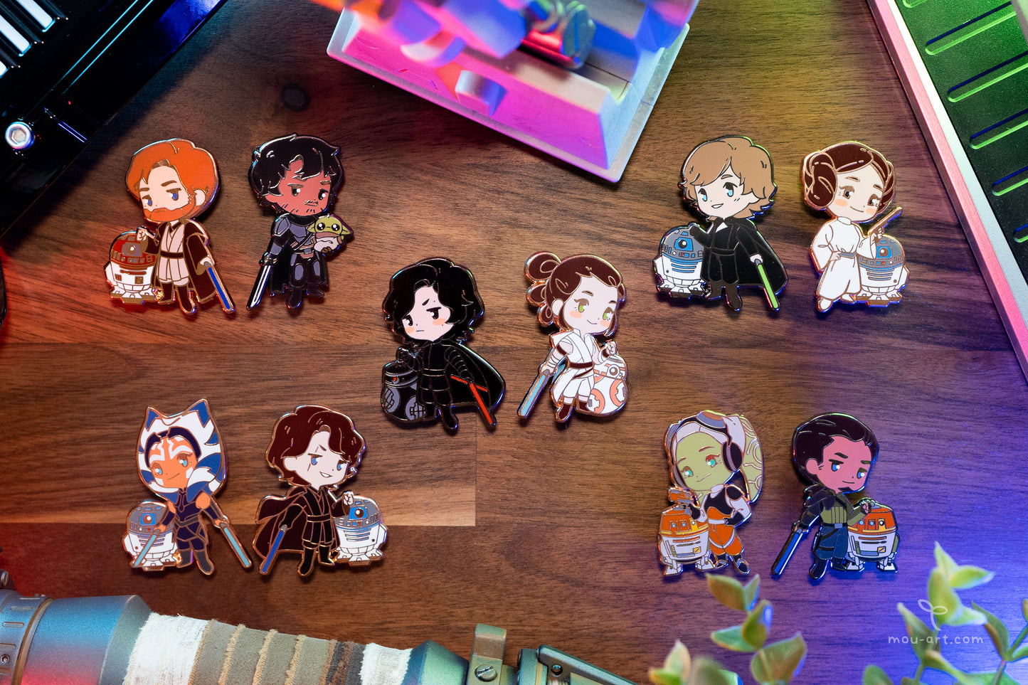 Galaxy Companion Enamel Pins (Last Chance)