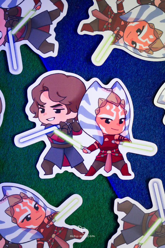 Skyguy & Snips Postcard Print & Sticker