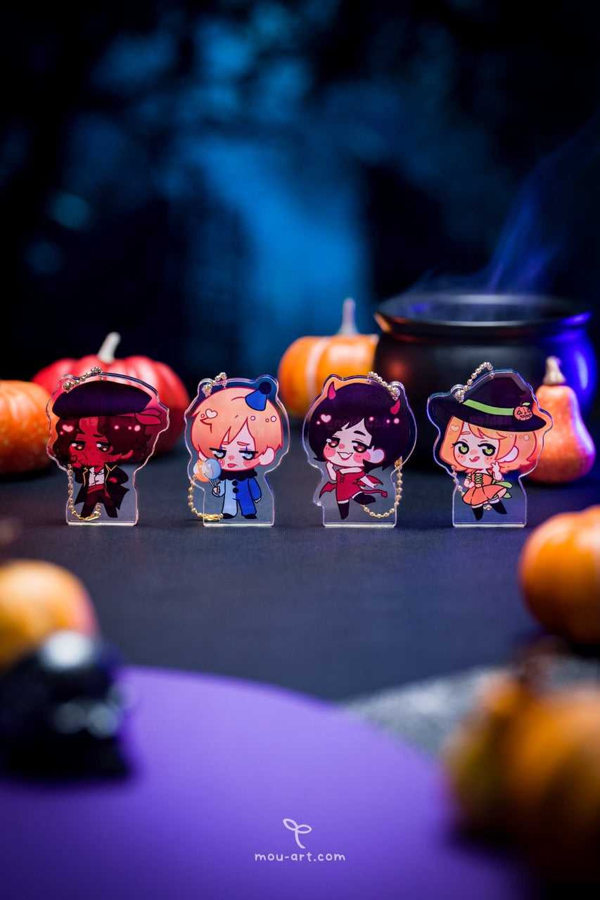 RE Halloween Acrylic Block Charms