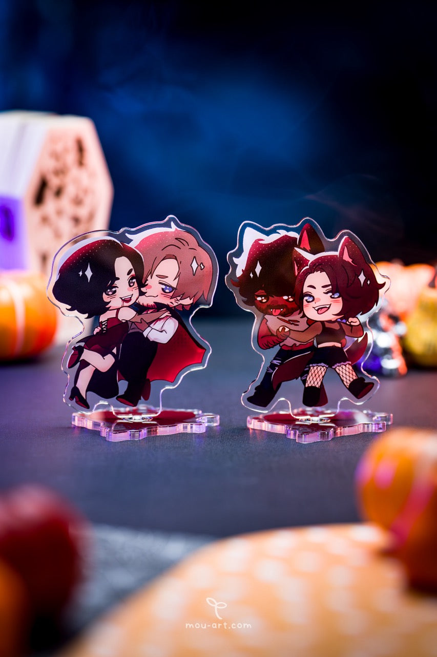 RE Halloween Spinning Standees
