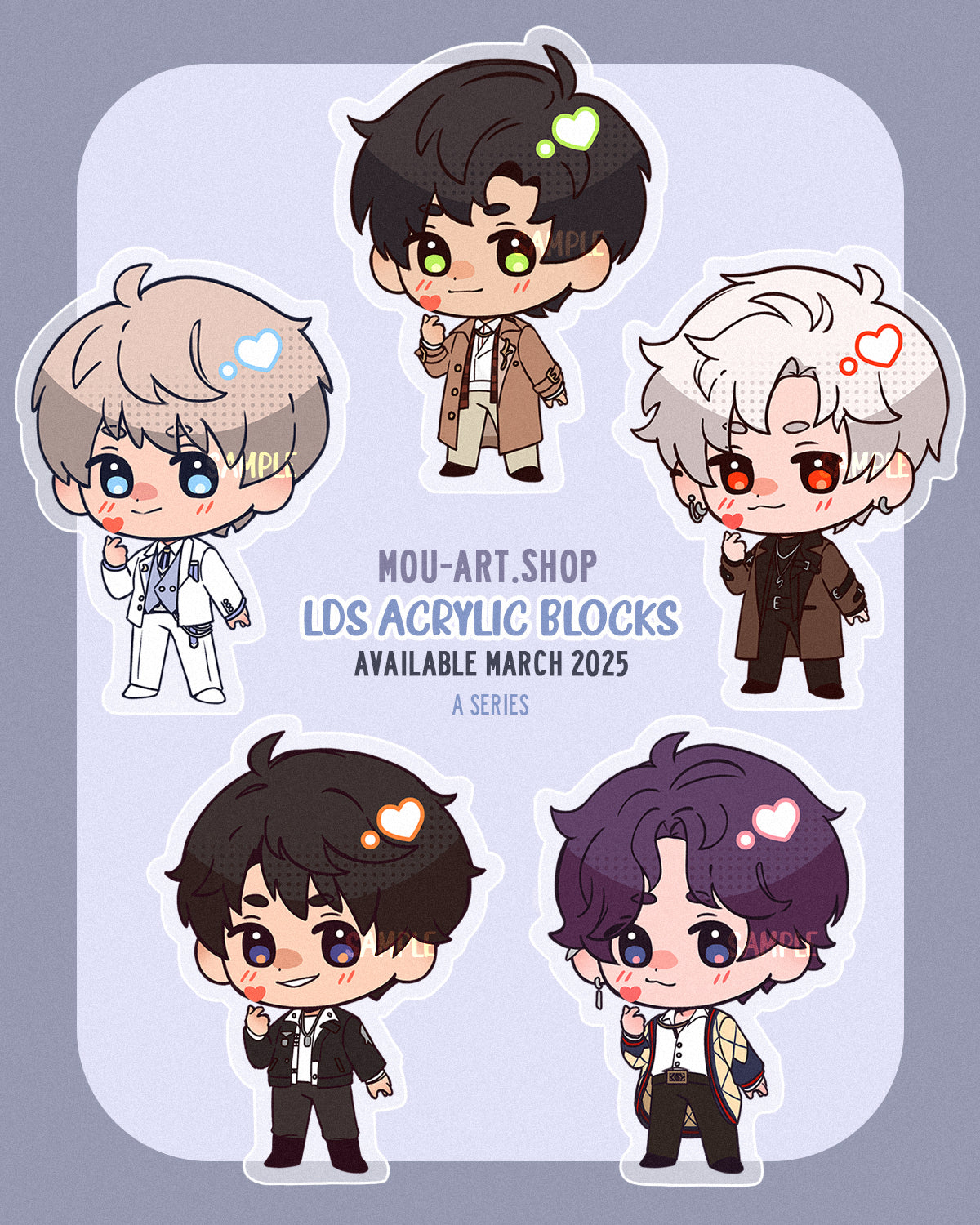 Love Space Acrylic Blocks