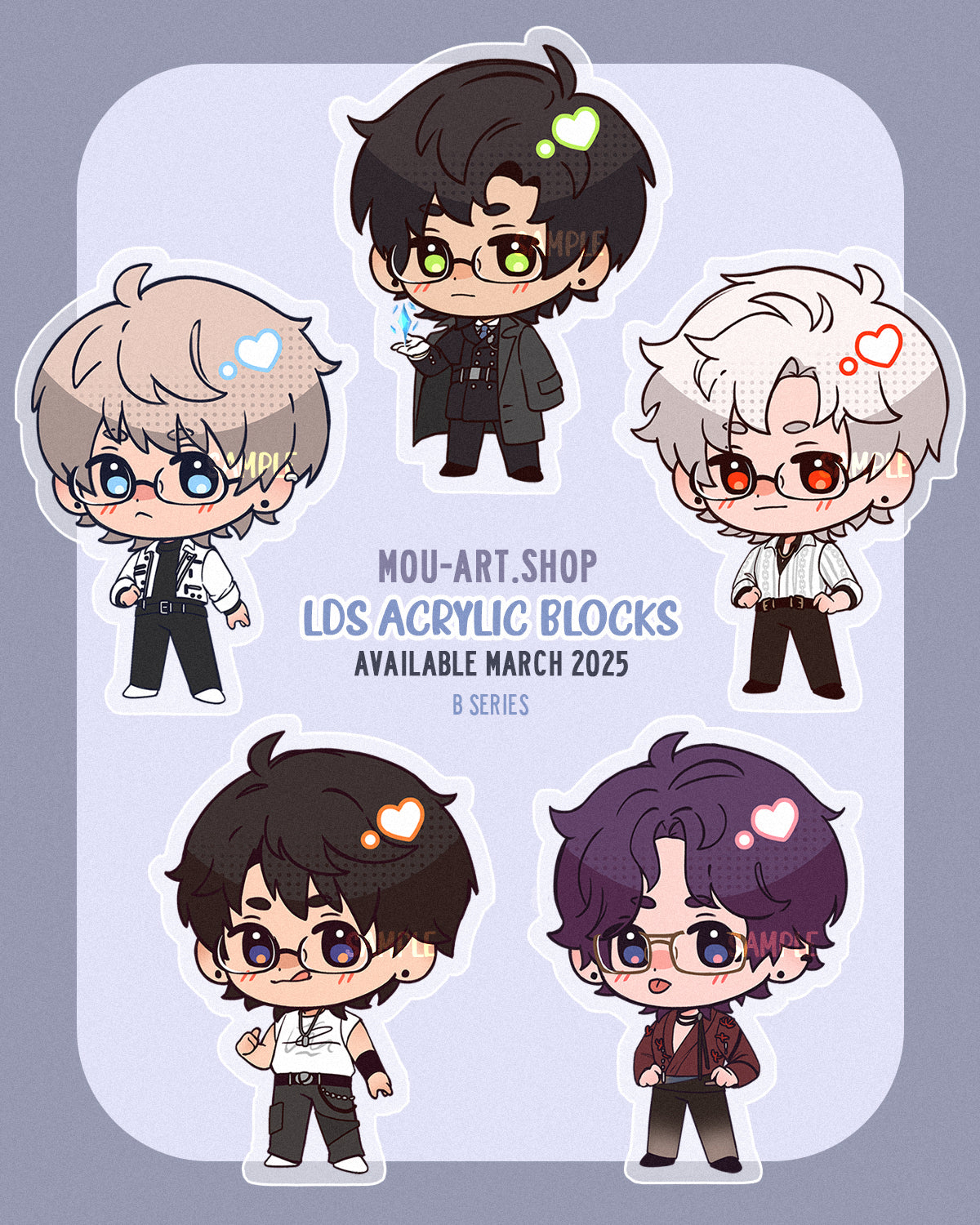 Love Space Acrylic Blocks