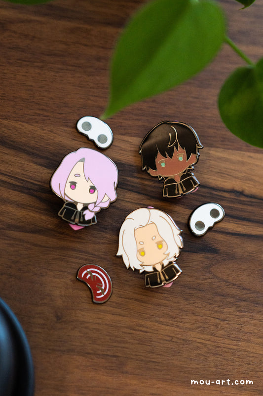 Masked Ancients Enamel Pins (Last Chance)