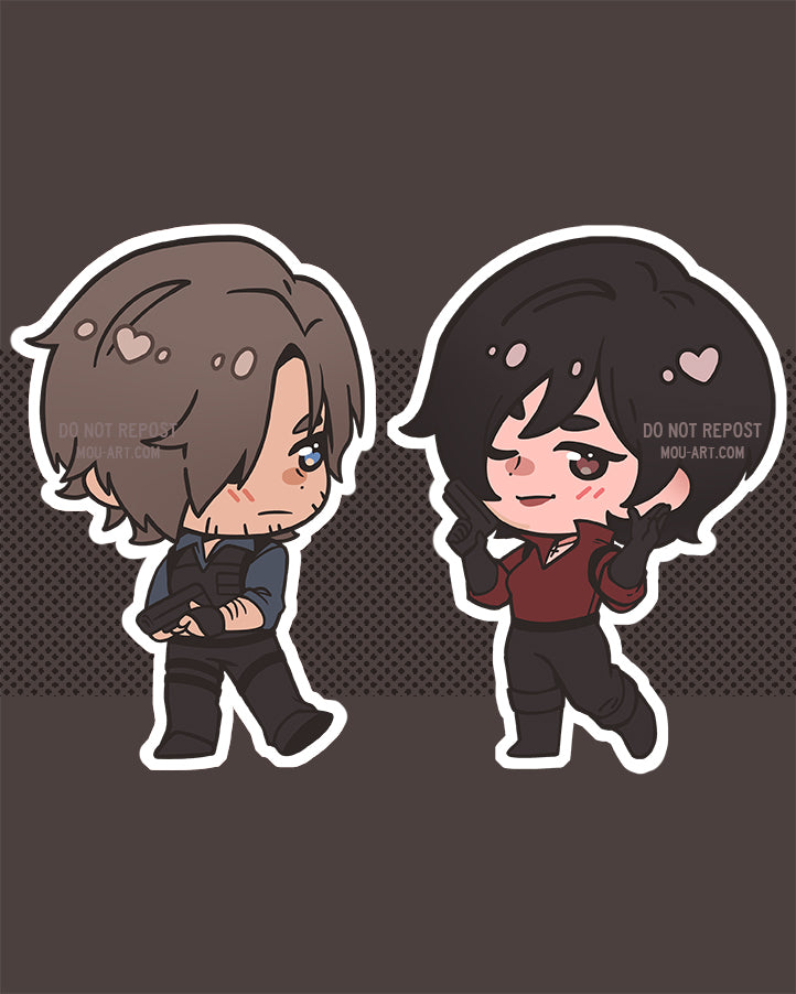 PREORDER! Resi6 Ada & Leon Plush Dolls