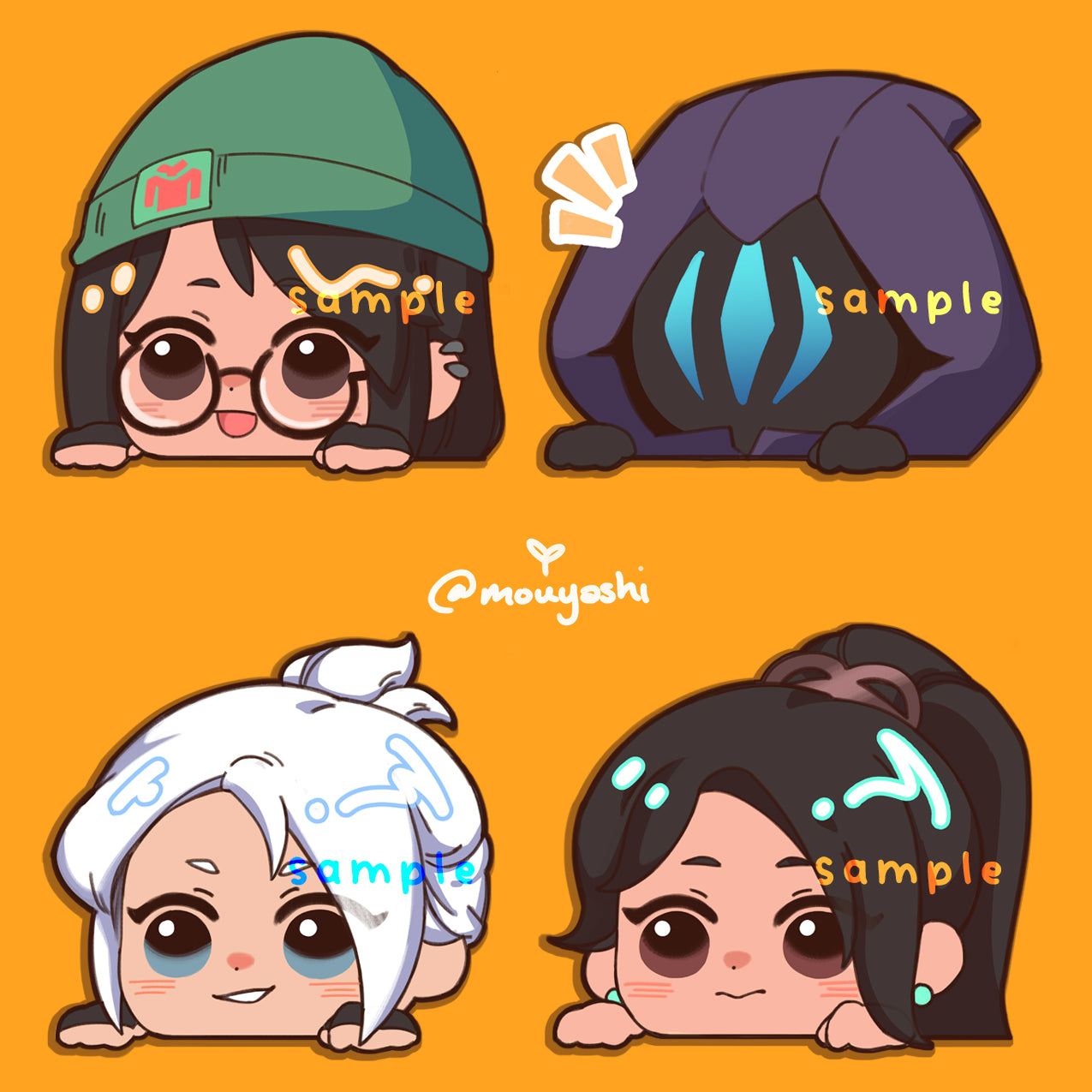 Peeker Stickers