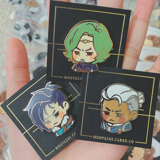 Three Houses Enamel Pins