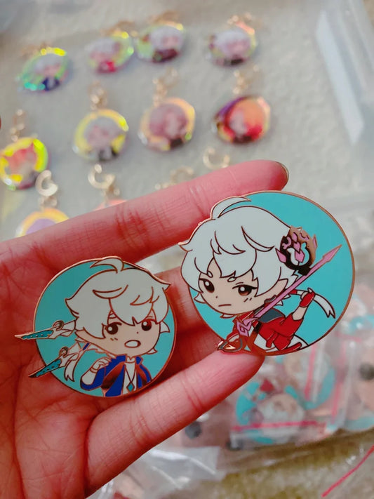 Twin Scions Enamel Pins
