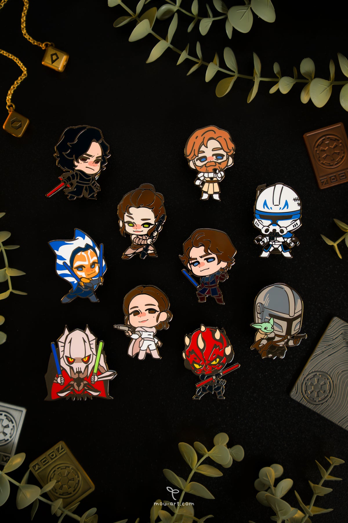 Galaxy Pals Enamel Pins