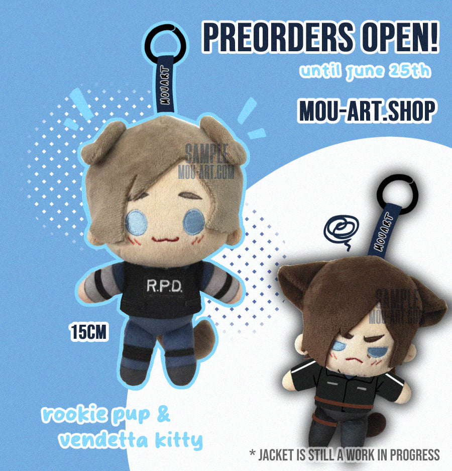 PREORDER! Mini Rookie & Vendetta Plush Dolls