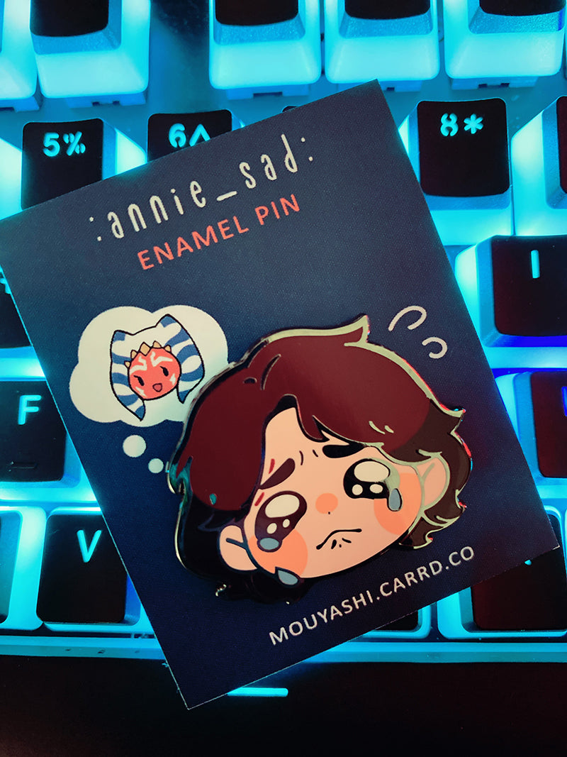 Sad Annie Enamel Pin