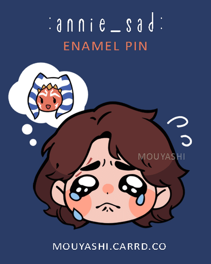 Sad Annie Enamel Pin